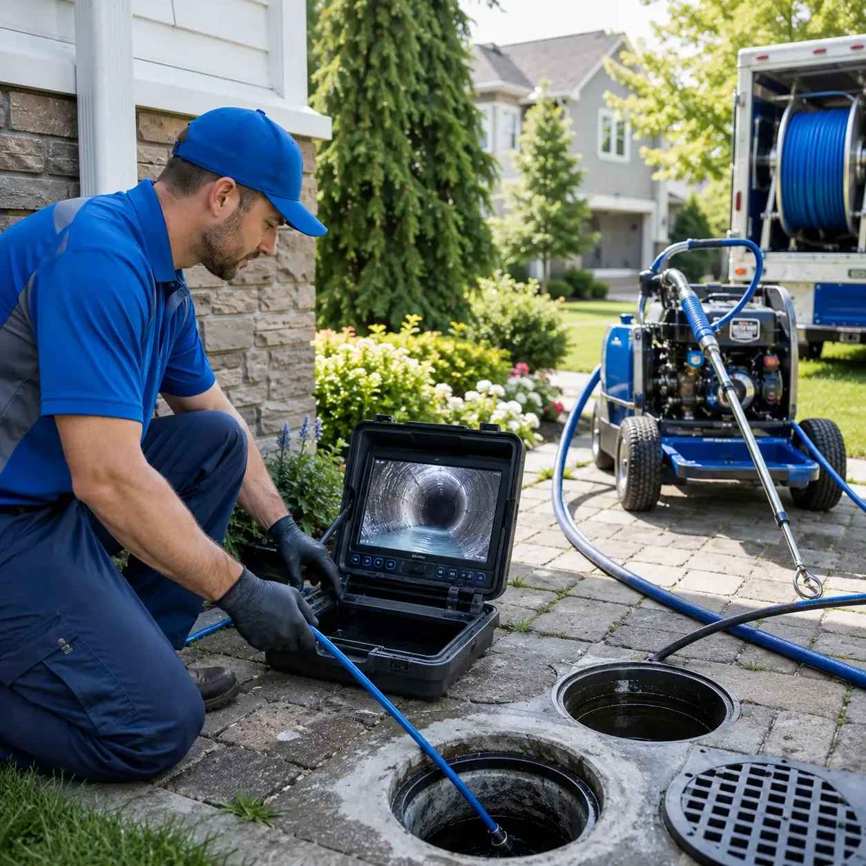 Outdoor drain cleaning professionals serving Newaygo, MI