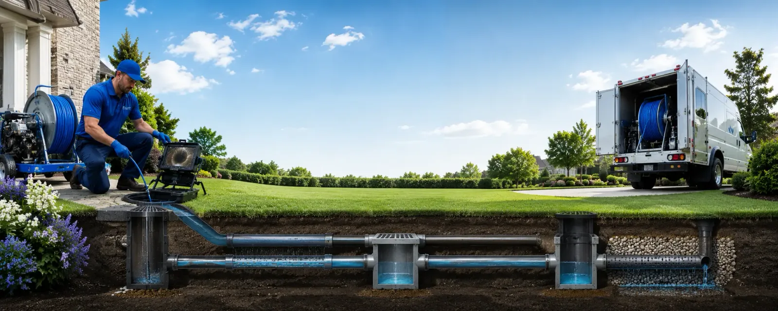 Outdoor drain cleaning information for Newaygo, MI